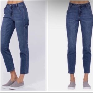 NWT Judy Blue Carpenter High Rise Slim Fit Jeans Size 14W